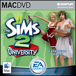 The Sims 2. University   MAC PC-DVD (Jewel)